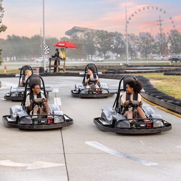 gokart racing event on a track with multiple participants gokart racing event on a track with multiple participants