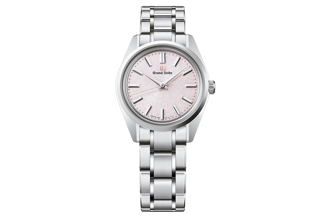 Seiko's Cherry Blossom 44GS Knows That Real Mean Wear Pink Watches