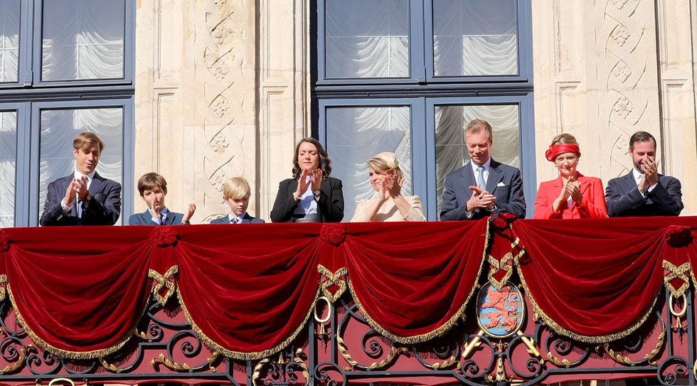 El gran duque heredero de Luxemburgo y su mujer, Estefanía de Luxemburgo
