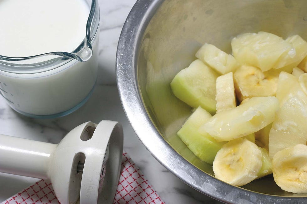 Granizado de frutas paso 2