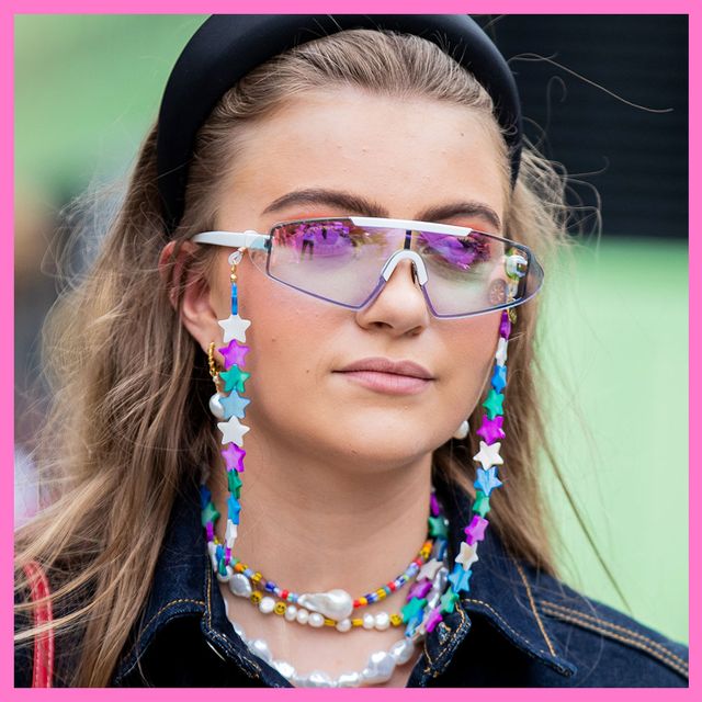 Women Eyeglass Chains Black Acrylic Beads Chains Anti-slip Eyewear Cord  Reading Glasses Rope Fashion