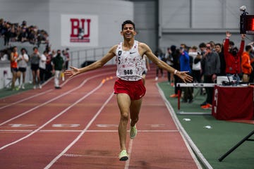 grant fisher at the usatf bu invitational on feb 12, 2022 at boston university