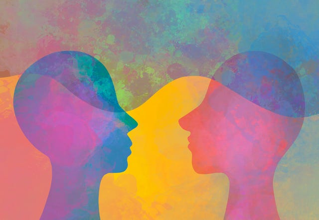graphic drawing telepathy moral support empathy
