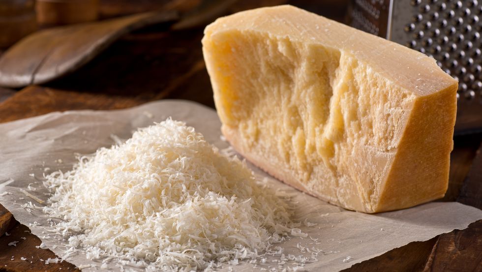sources of protein  - Grated Parmesan Cheese
