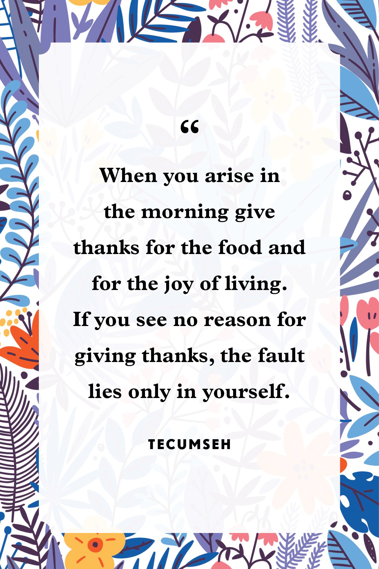 tecumseh quotes