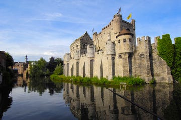 kasteel gravensteen in gent, belgië