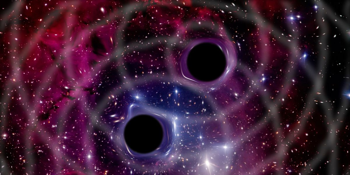 gravitational waves generated by a binary black hole system