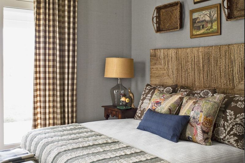 How to Add Color and Texture to a Gray Bedroom
