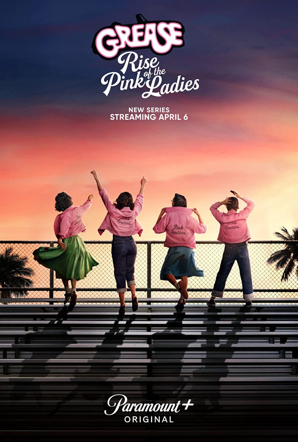 póster oficial de 'grease rise of the pink ladies'