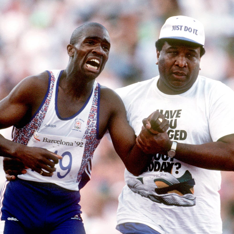 Athletics - Barcelona Olympic Games 1992 - Men's 400m Semi Final athletics barcelona olympic games 1992 mens 400m semi final