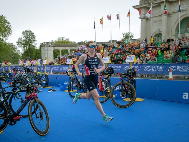 great britain's georgia taylor brown seen in action during