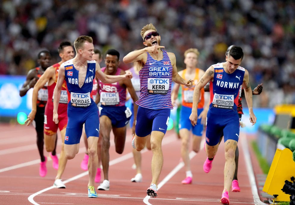 josh kerr y jakob ingebrigtsen en budapest