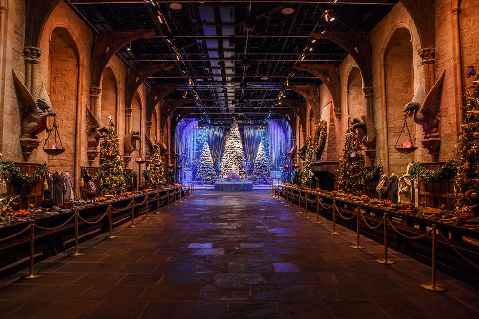 Hogwarts' Great Hall is hosting Christmas dinner again this year
