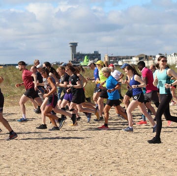 Great Yarmouth parkrun is the UK's hardest runners on a beach taking part in a parkrun