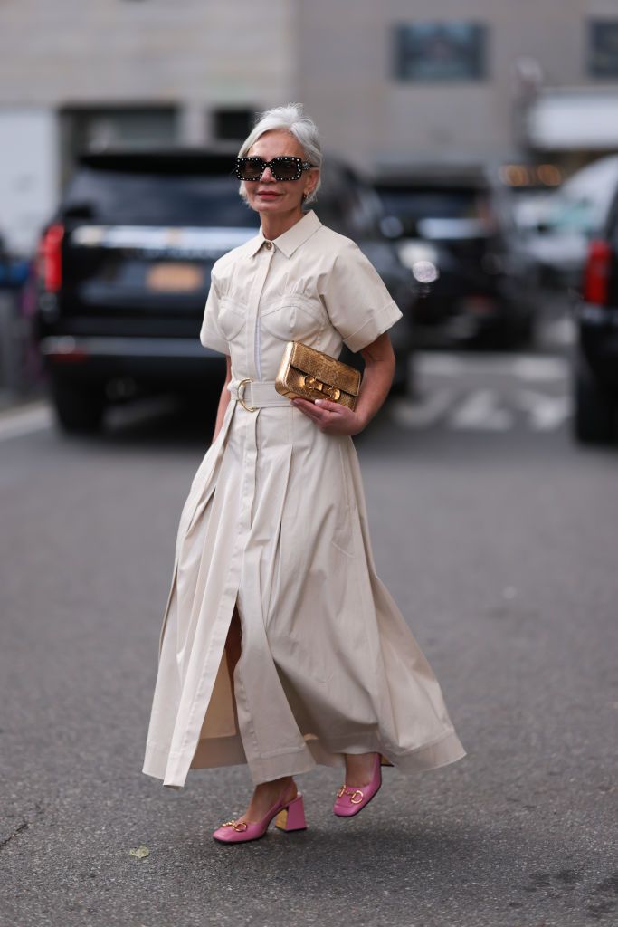 Shirt dress 2025 street style