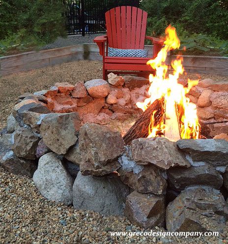 rustic fire pit from diy outdoor fireplace ideas