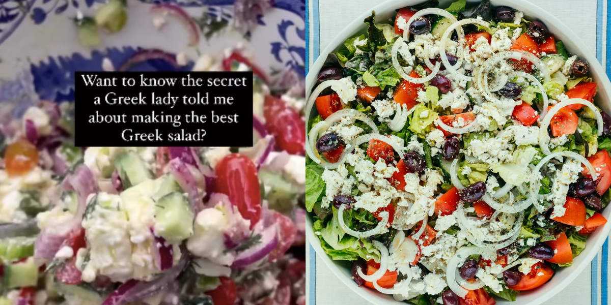 This Is The Secret To Making The Perfect Greek Salad