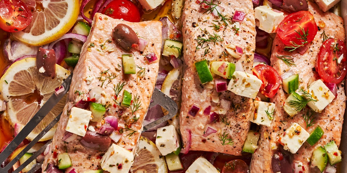 preview for This Greek Salmon Is As Beautiful As It Is Delicious