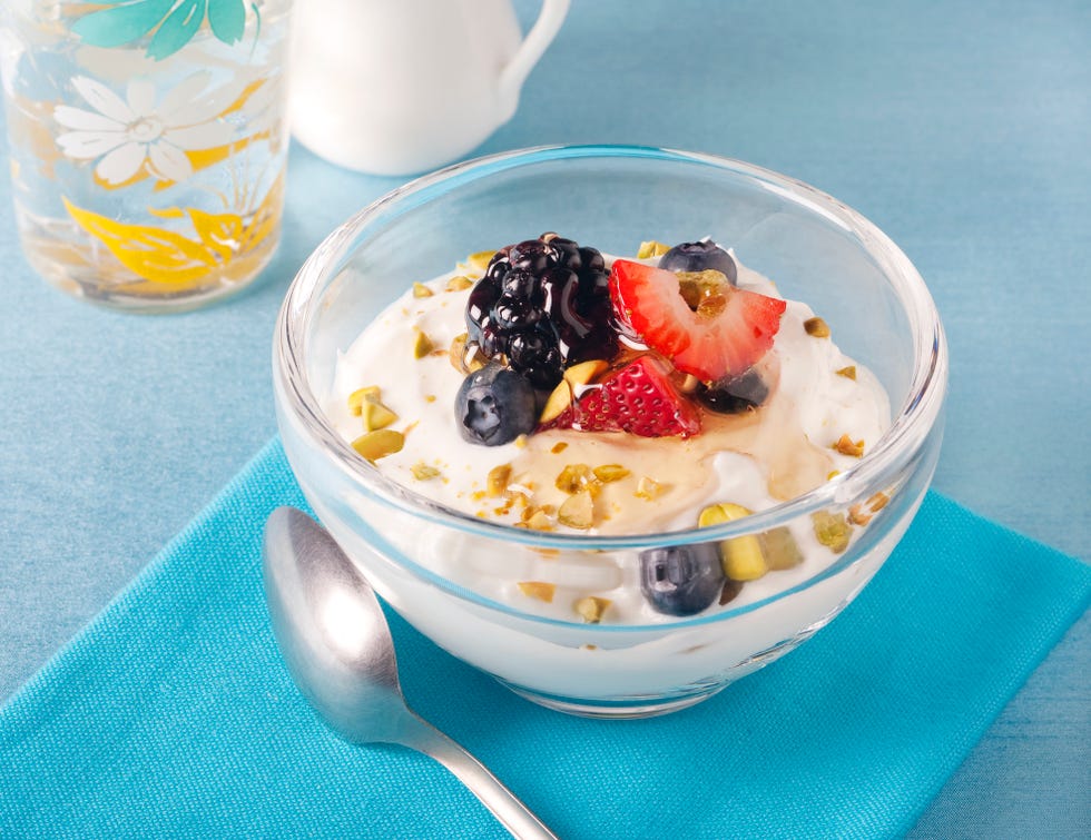 Greek Yogurt with Fruit and Honey