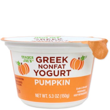 pumpkin greek nonfat yogurt