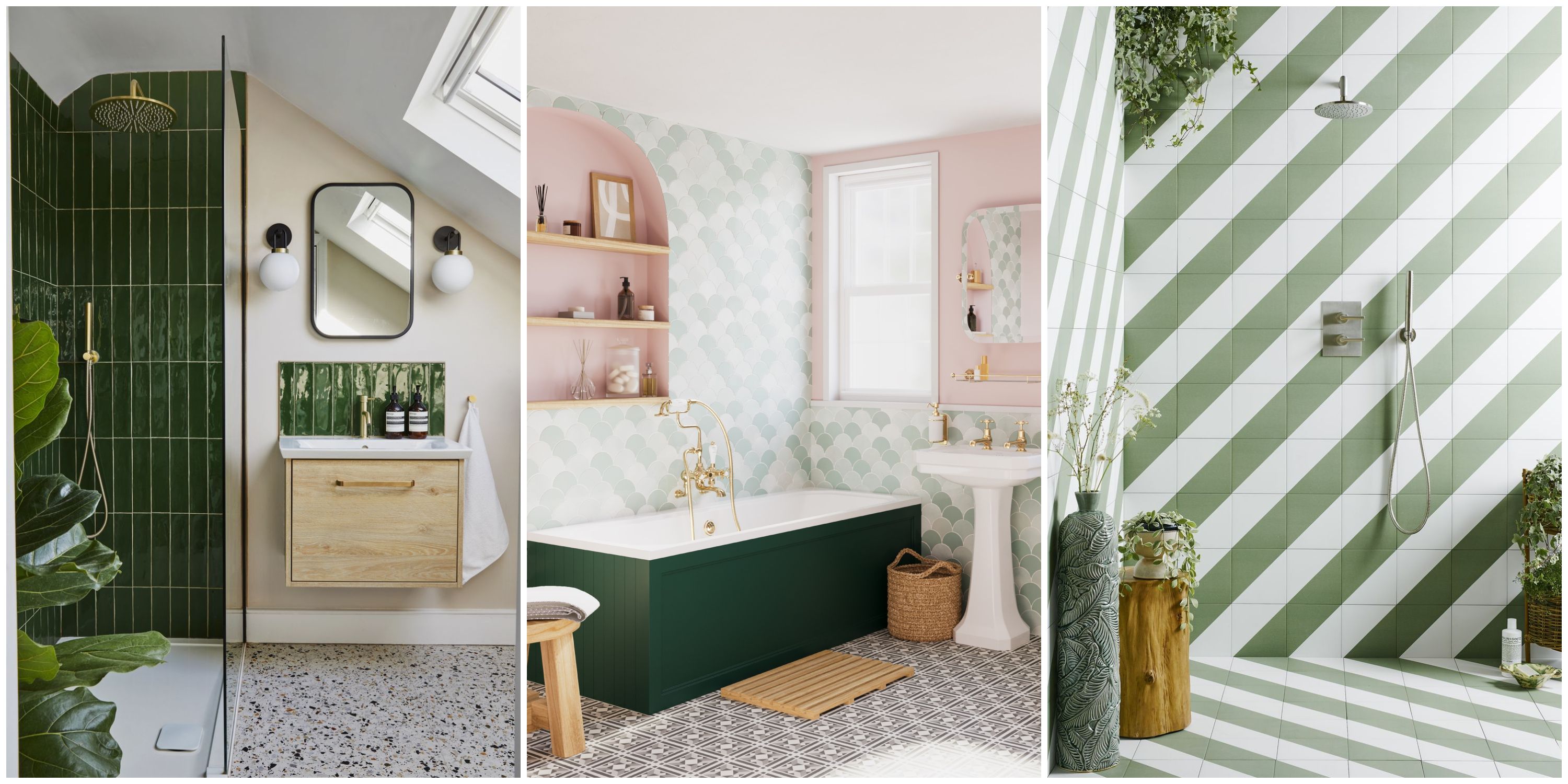 19 Green Bathroom Ideas For A Calming Dose Of Nature 9964