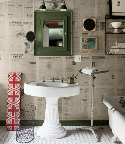 green bathroom ideas dana gallagher