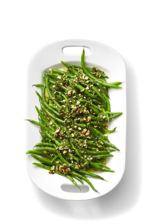 non traditional christmas dinner green beans with orange and almond gremolata