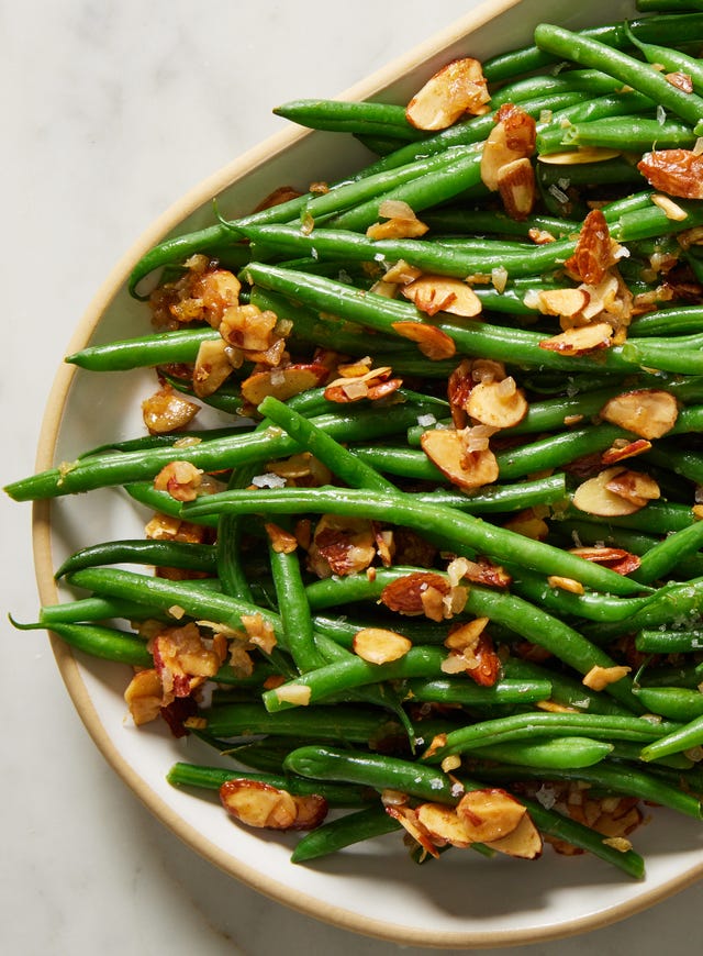 green beans almondine