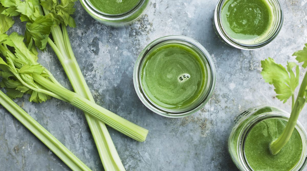 Green celery smoothie