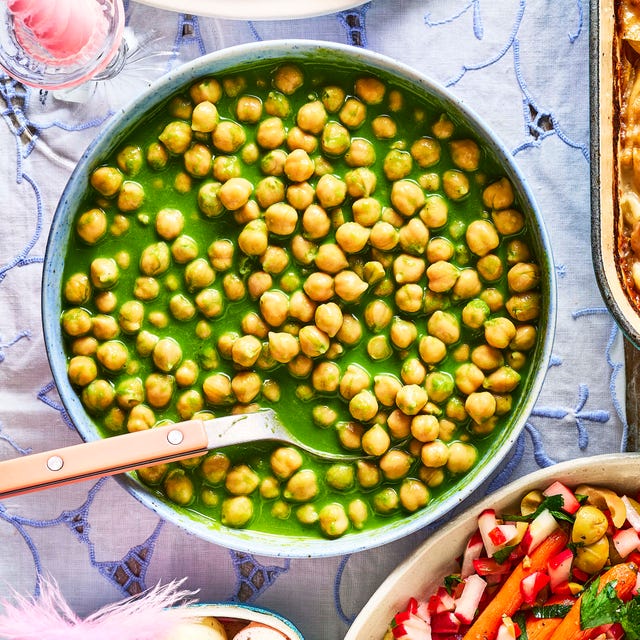 green chickpeas