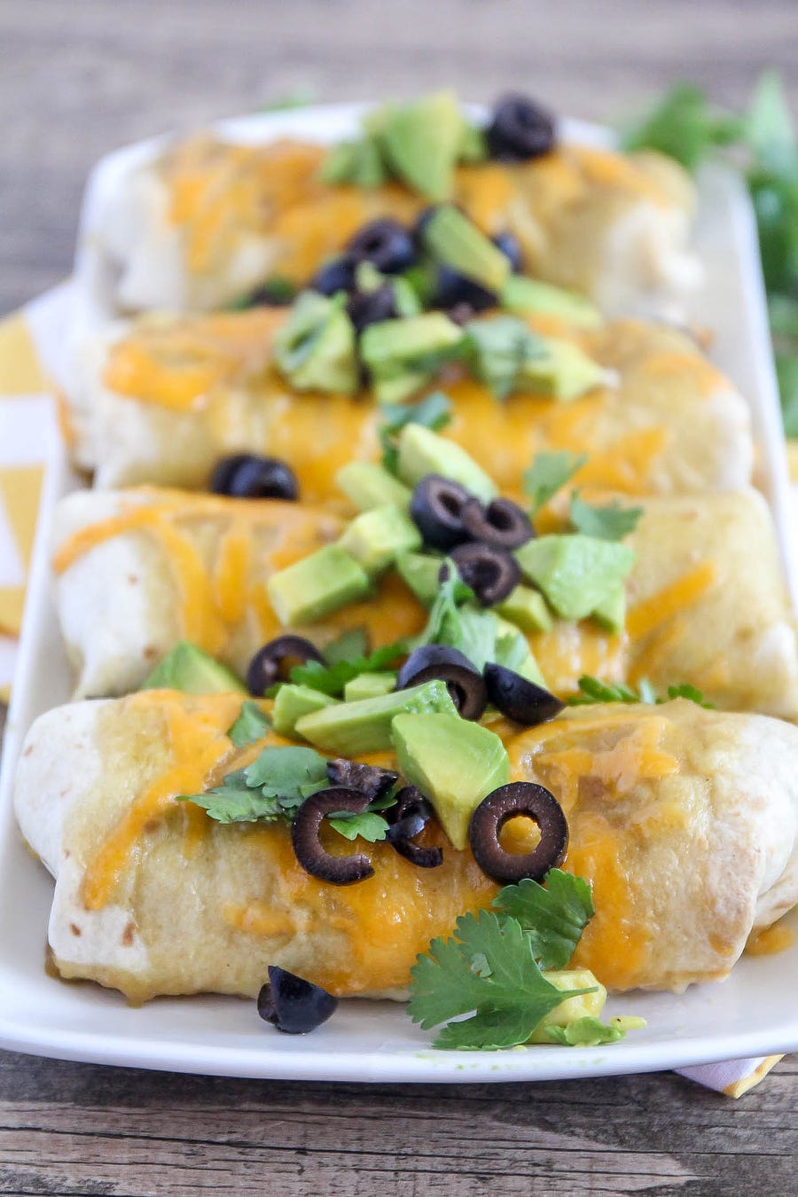 Green Chili Smothered Burritos