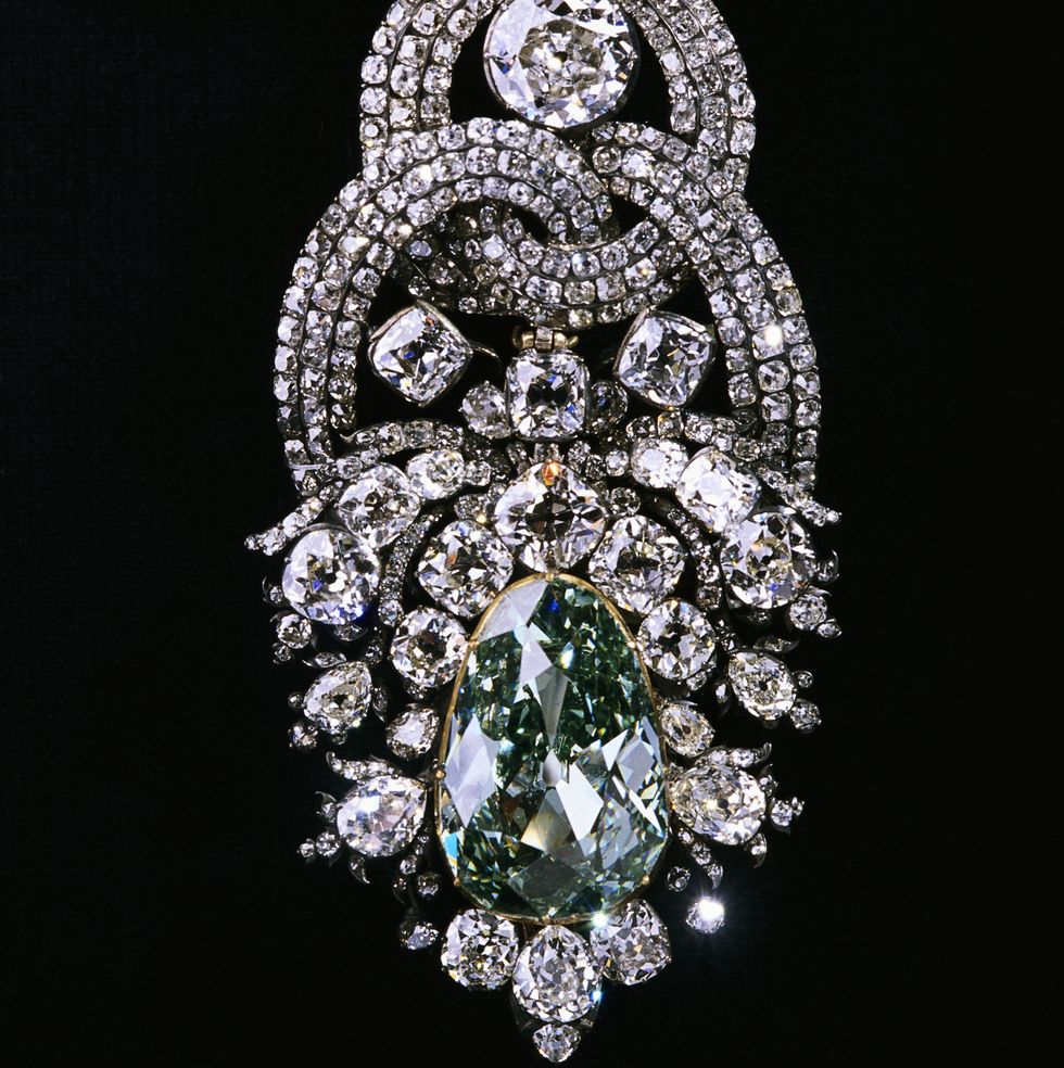 the dresden green diamond brooch