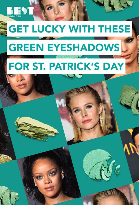 green eyeshadow st patricks day