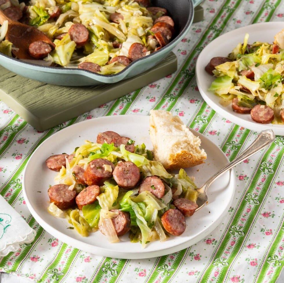 cabbage and sausage