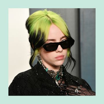 green hair color ideas billie eilish