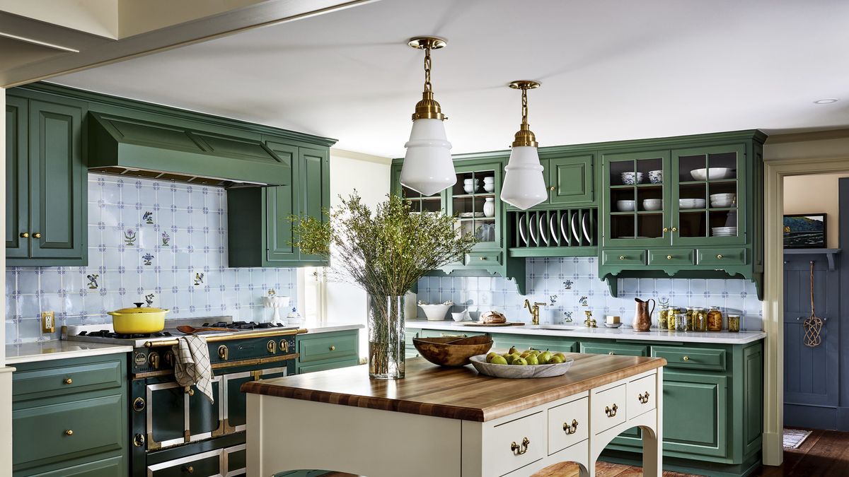 14 Green Kitchen Cabinet Ideas 2023 - Top Green Paint Colors for Kitchens