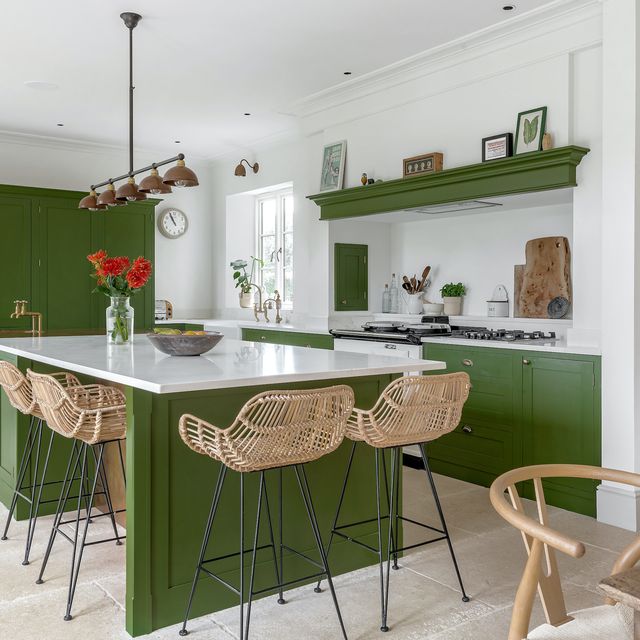 15 Best Green Kitchens - Ideas for Green Kitchen Design