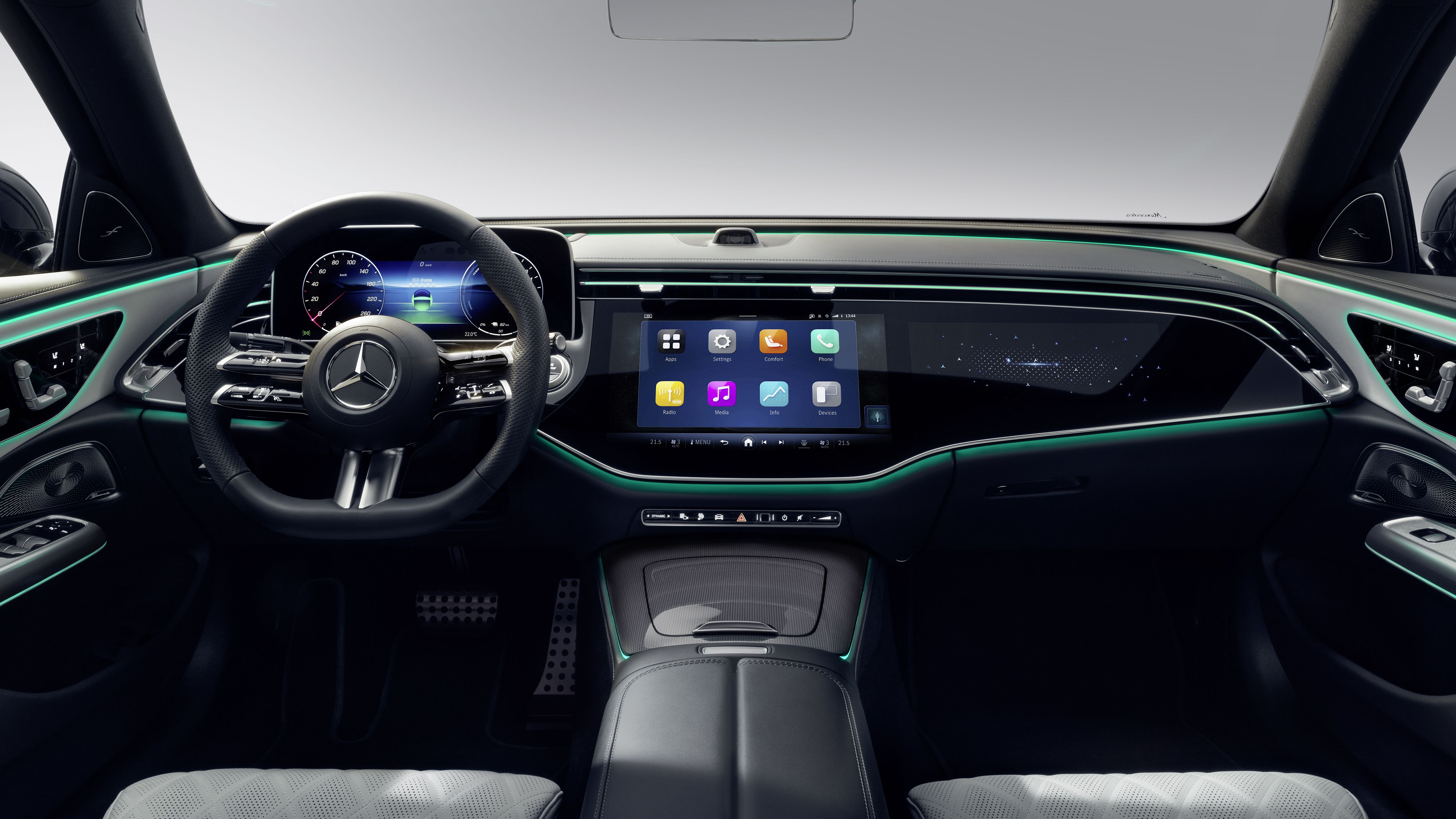 2024 Mercedes Benz E-Class Sedan's Interior Looks Comfy, Tech-Heavy