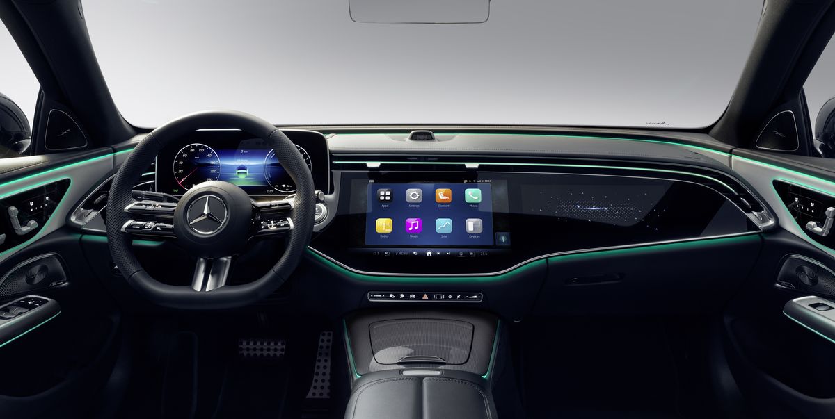 2024 Mercedes Benz EClass Sedan's Interior Looks Comfy, TechHeavy