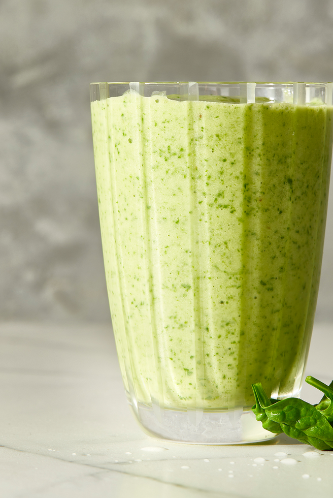green pineapple coconut smoothie