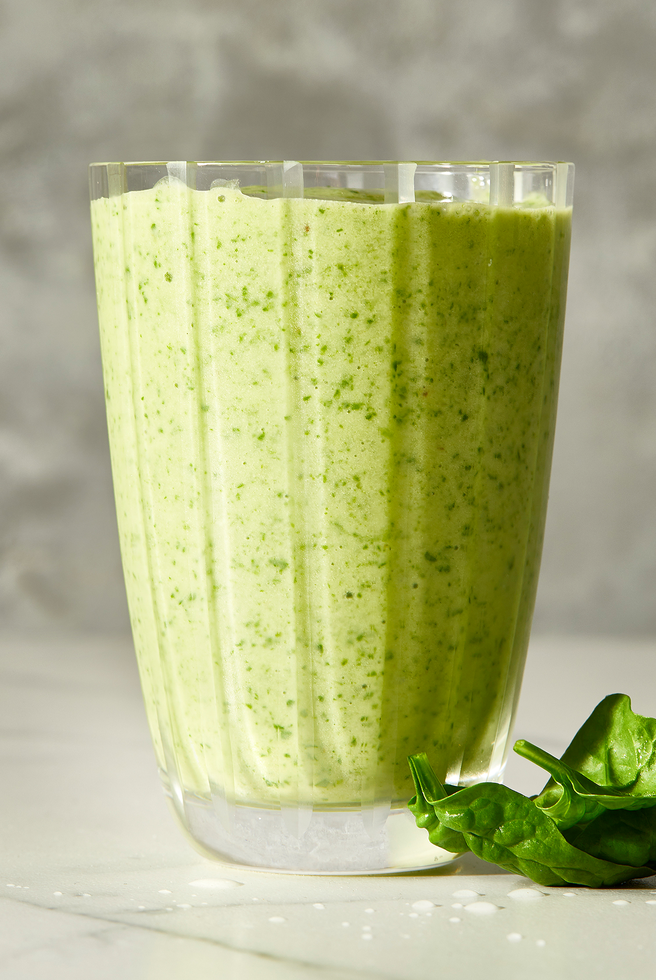 green pineapple coconut smoothie