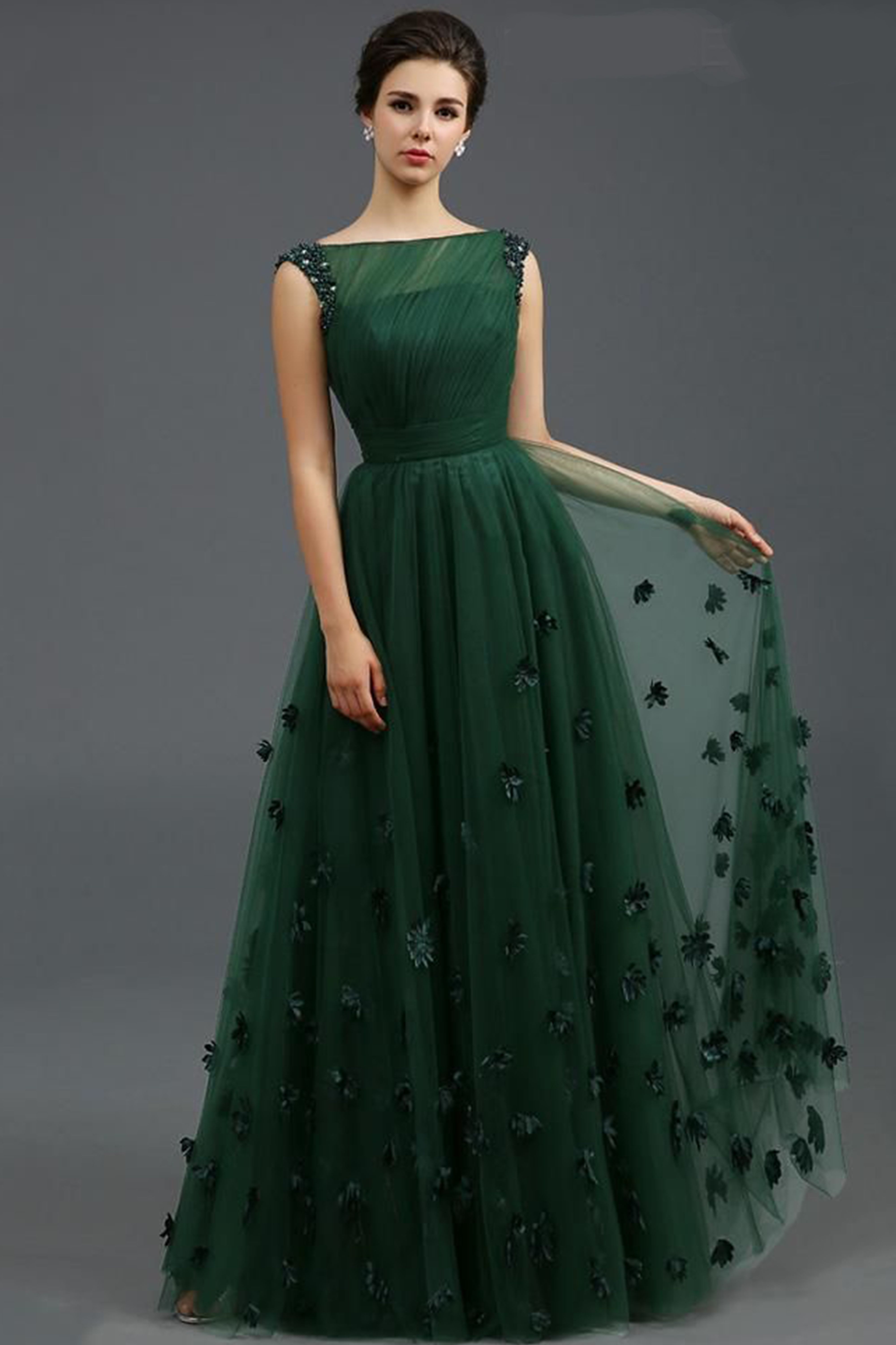 Simple long Party wear gown - Evilato Online Shopping