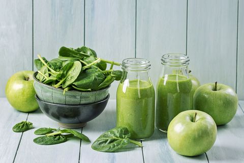 green spinach juice