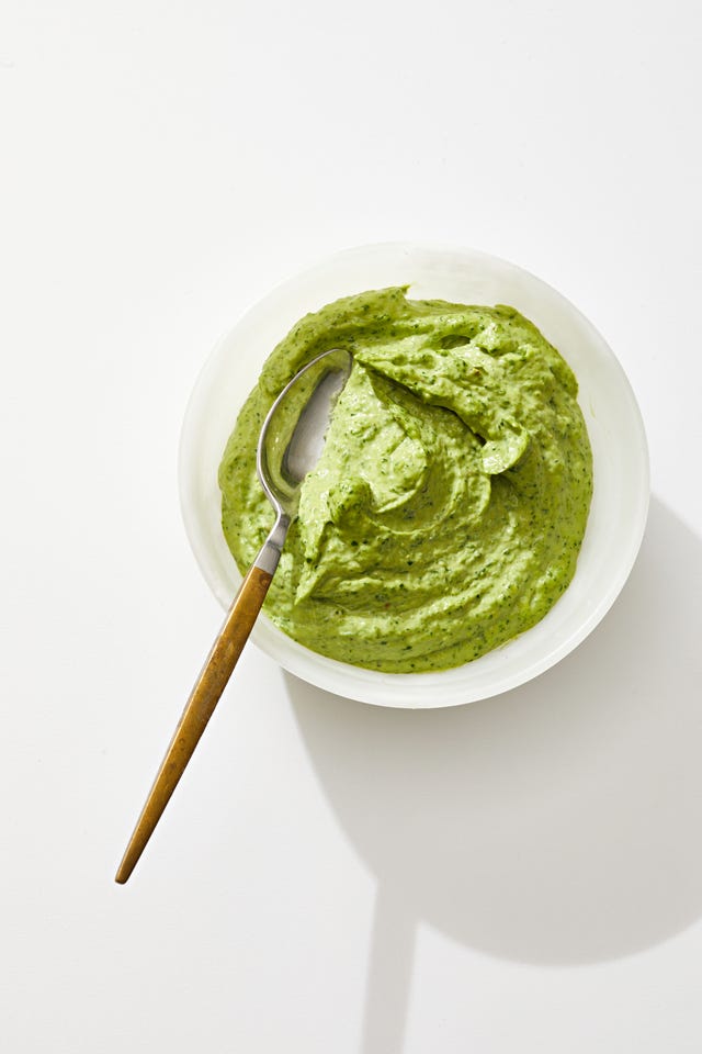 Best Green Tahini Dip Recipe - How To Make Green Tahini Dip