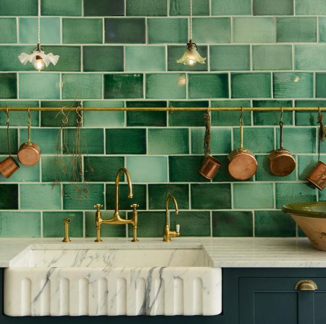 Emerald Green Kitchen Cabinets Design Ideas