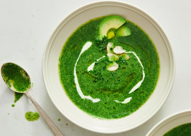 green goddess soup in a bowl
