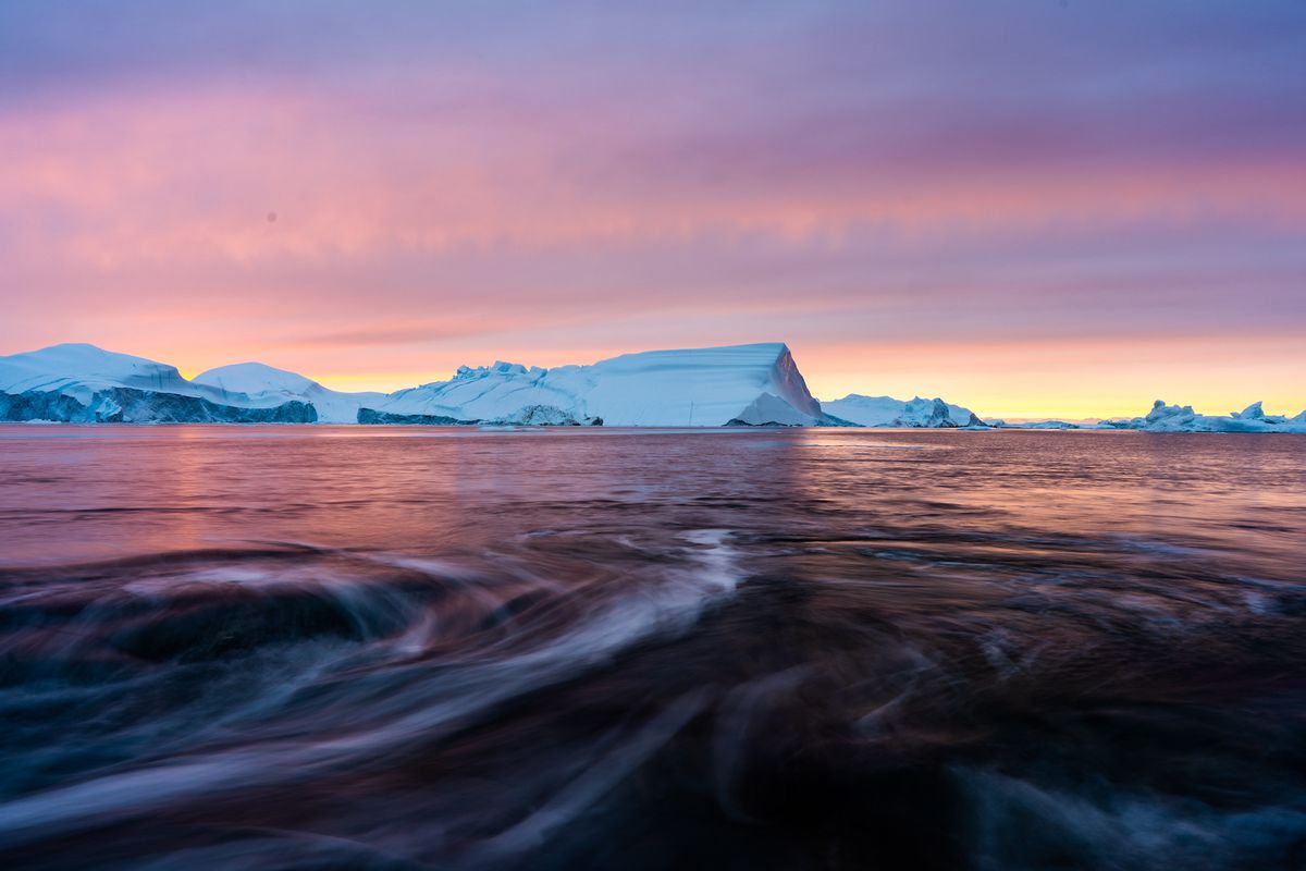 icebergs near ilulissat, greenland climate change is having a profound effect in greenland with glaciers and the greenland ice cap retreating photo by ulrik pedersennurphoto via getty images