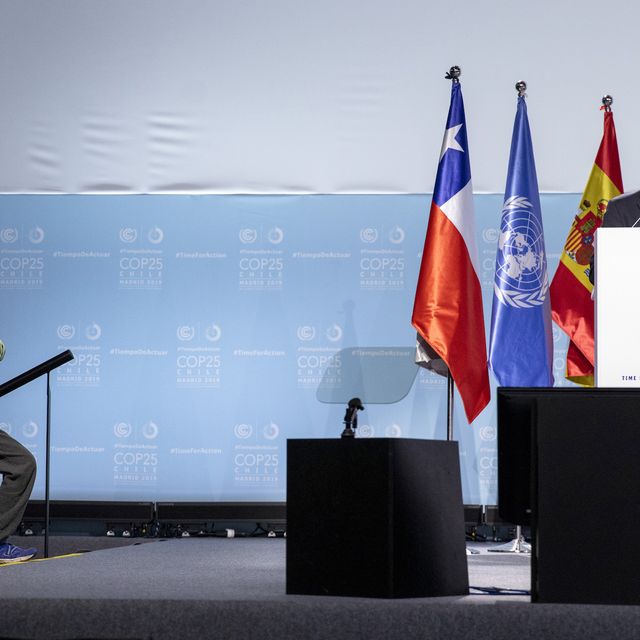 Greta Thunberg Attends COP25 Plenary Session In Madrid