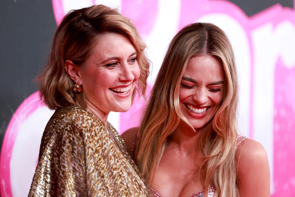 celebrities attend "barbie" celebration party