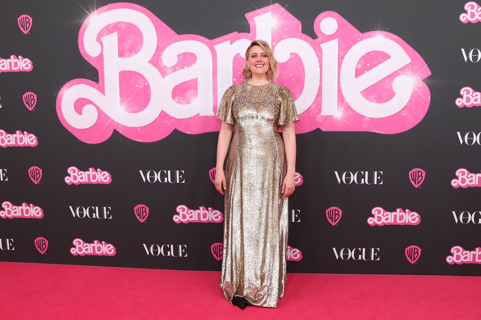 celebrities attend "barbie" celebration party